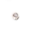Anello regolabile cuore con cammeo sardonica in argento 925% fiore-0