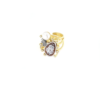 Anello regolabile in argento 925 cammeo sardonica zirconi e perle-0